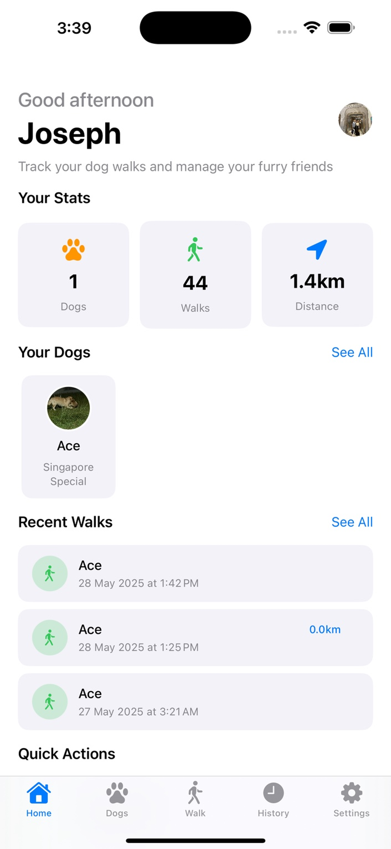 Dashboard Overview